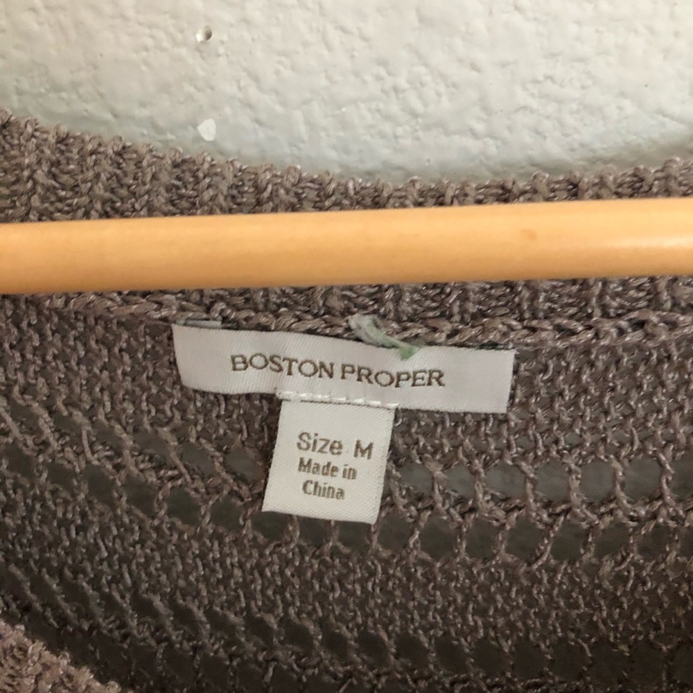 Boston Proper Macrame Style Tunic - image 4